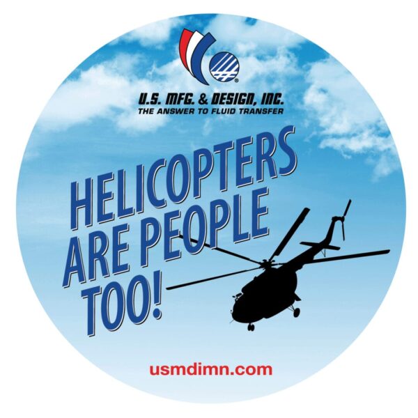 Sticker – HELICOPTERS ARE PEOPLE TOO!