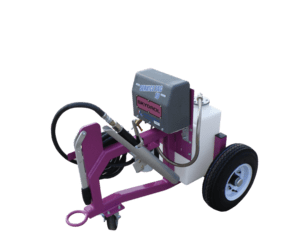5-Gallon Oil Servicing Dispenser, Low Pressure/High Volume, Basic Towable Cart, Pneumatic